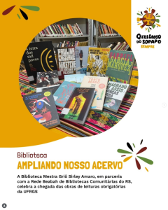 Leia mais sobre o artigo Chegaram as obras das leituras obrigatórias da UFRGS 2026