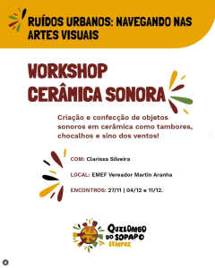 Leia mais sobre o artigo Workshop Cerâmica Sonora